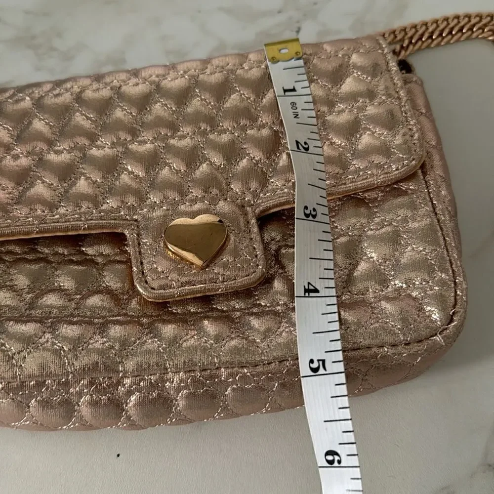 Children’s place Girl's Gold Quilted Purse bag EUC